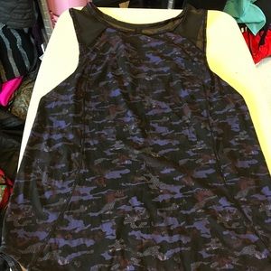 Lululemon sculpt tank purple camp size 4